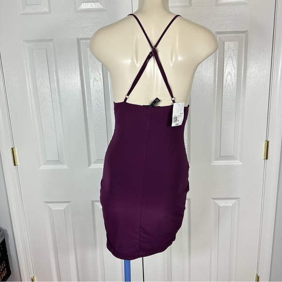 FOREVER 21 dress PLUM PURPLE sleeveless small party dress WOMENS APPAREL new S - Picture 6 of 12